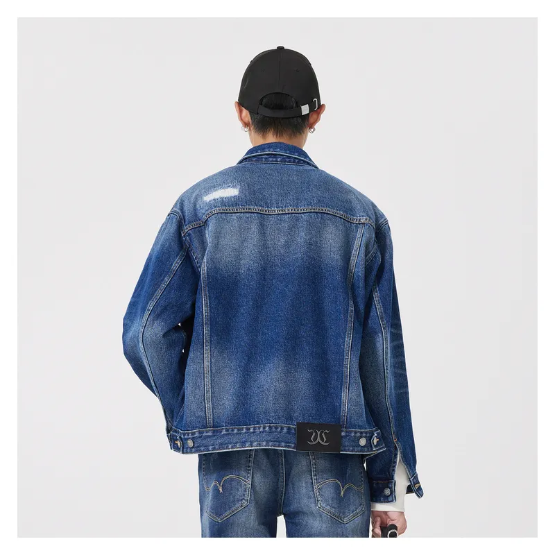 Cabbeen Jackets Coats Men's Cerulean-3