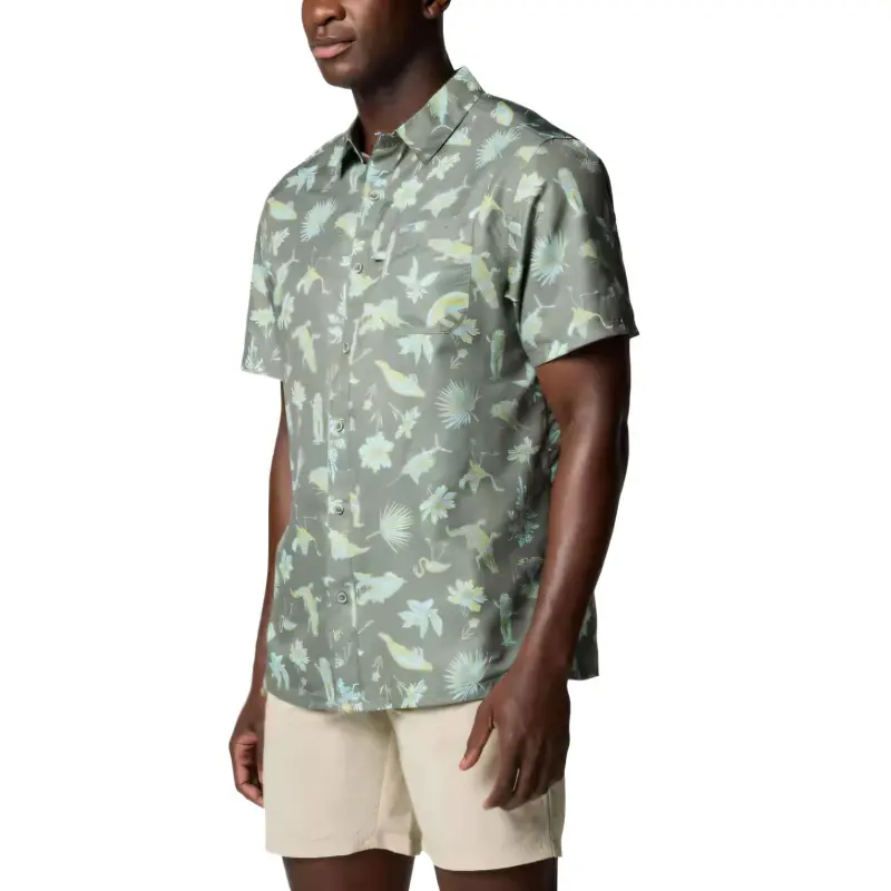 Columbia PFG Super Slack Tide Shirt Men's Cypress Color-2