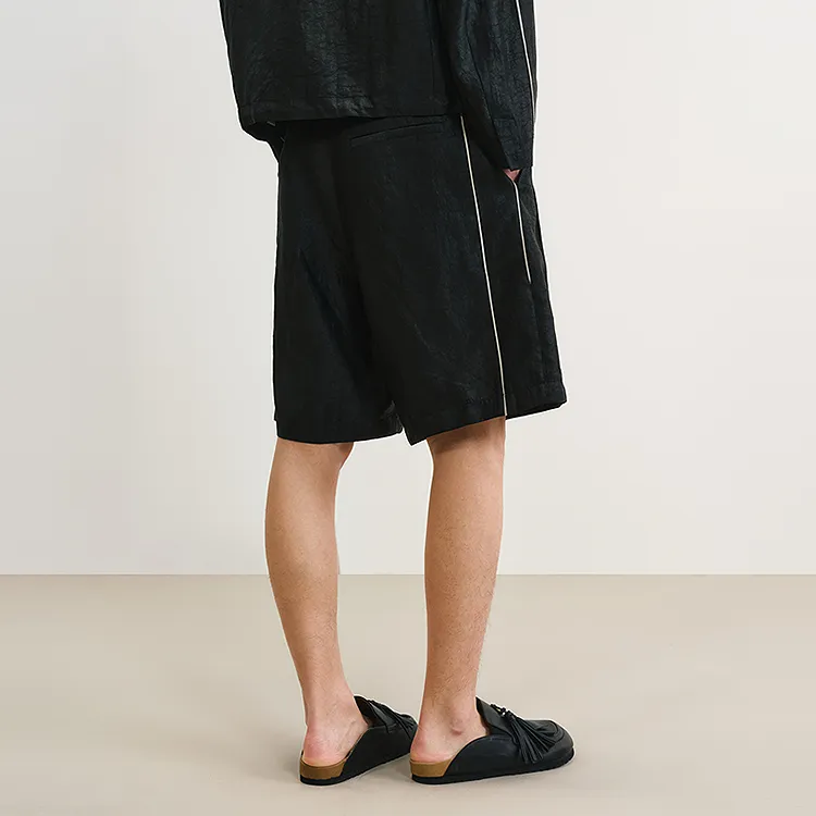 CROQUIS Casual Shorts Men 001 Jet Black-3