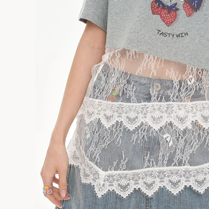 ELF SACK Drop Shoulder Sleeve T Shirt Women's-6