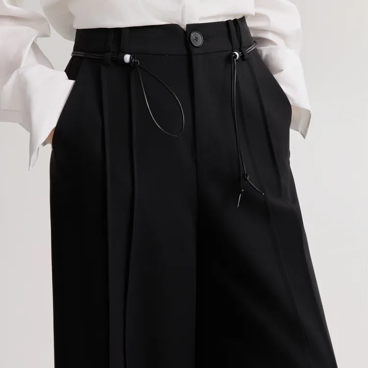 ELLE Casual Pants Women's Black-5