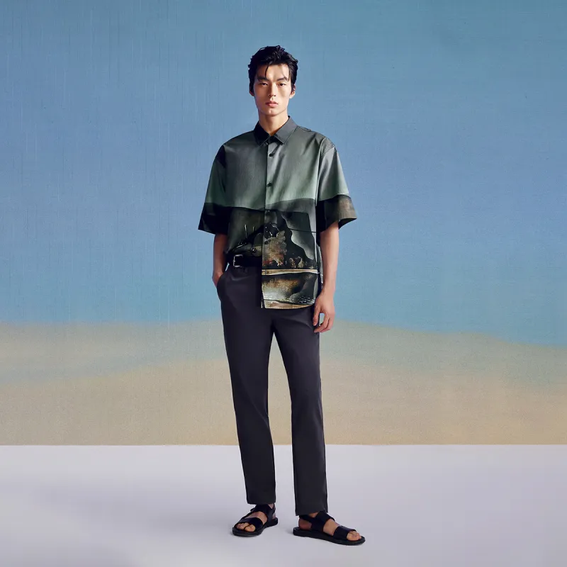 JACK&JONES Shirts Men E05 Tea Green-3