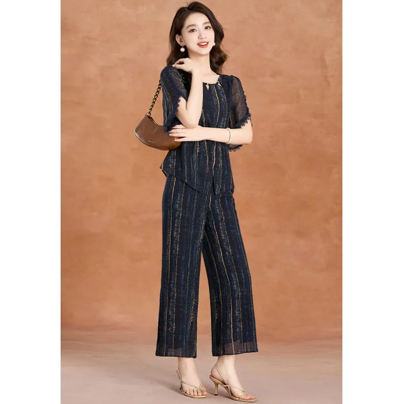 Mylan Casual Suits Women's Navy Blue Collection Brand, Stay Updated With Activity Alerts-5