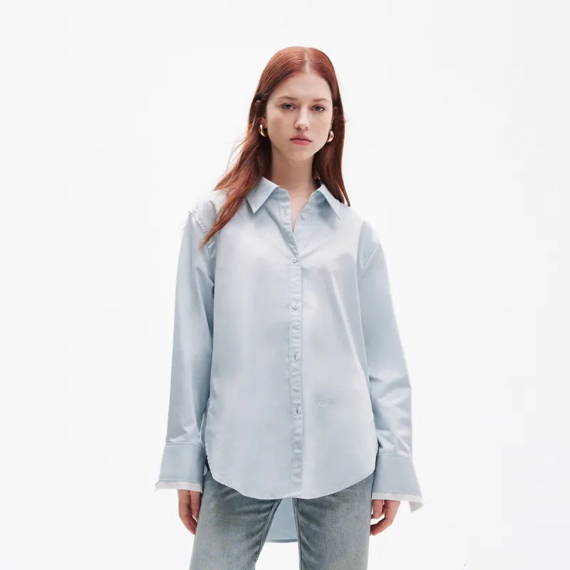 ONLY Shirt Women's A43 Song Blue-2