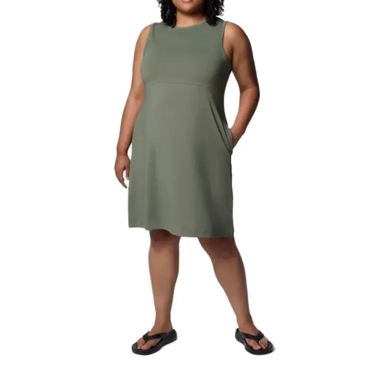 Columbia PFG Freezer Sleeveless Dress Women's Plum Tree-4