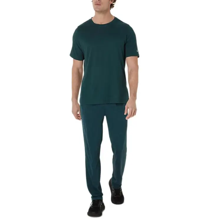 Asics FP PANT Knitted Sports Pants Men's Saxon Green Space Dyeing-3