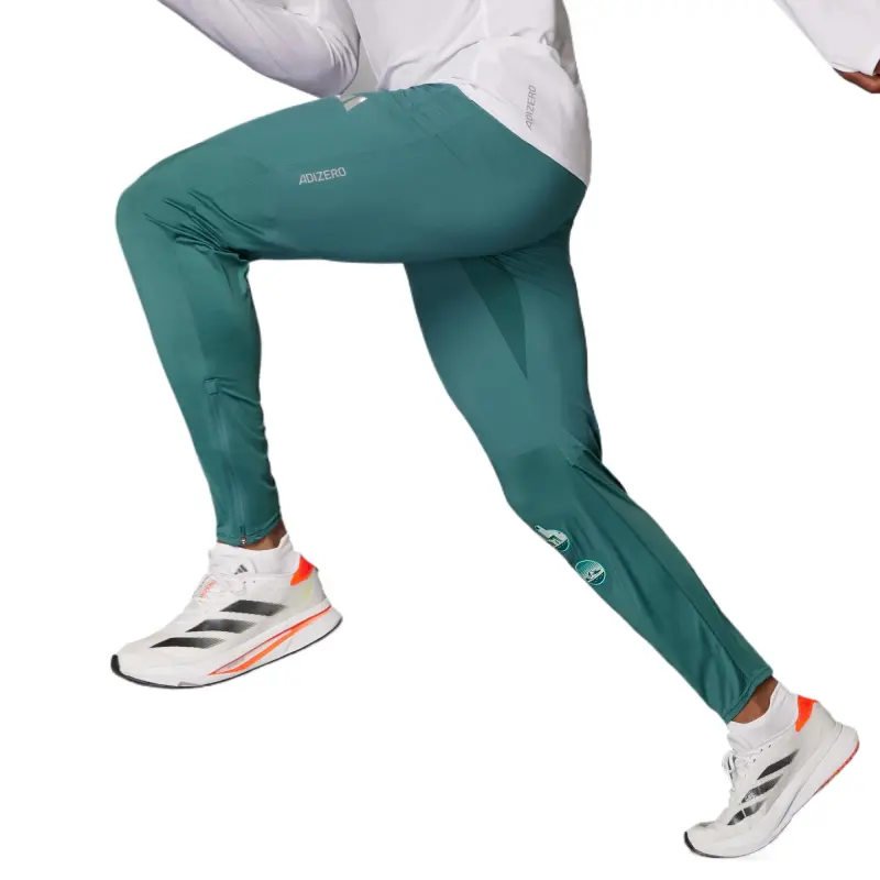 Adidas Adizero Ekiden Knitted Sweatpants Men's Green-1