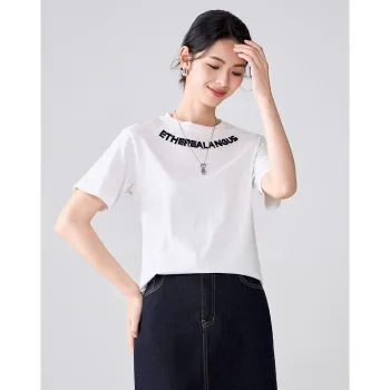 Love Elaine T Shirt Women's White