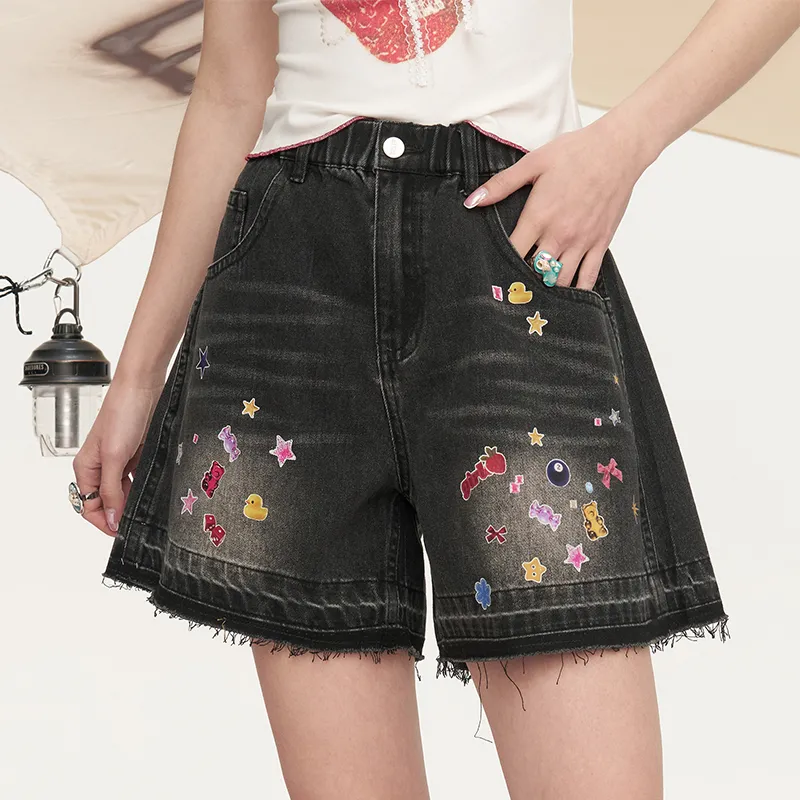 ELF SACK Denim Shorts Women's-10