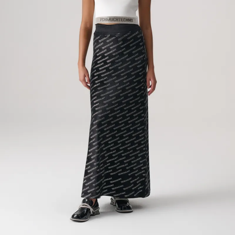 TCH Casual Long Skirts Women's Black-2