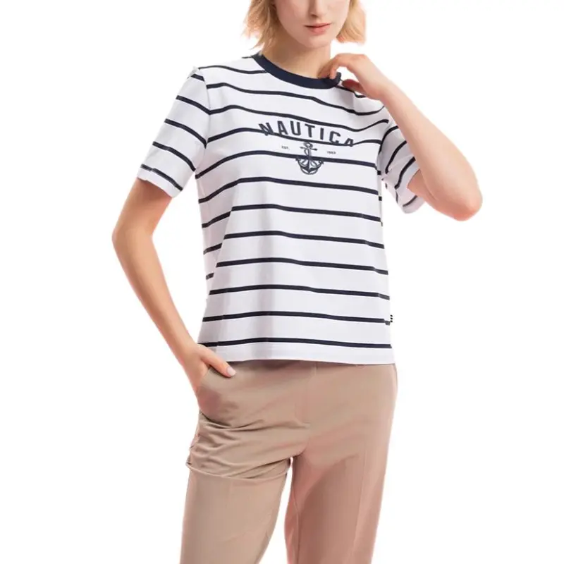 NAUTICA T Shirts Women's White-1
