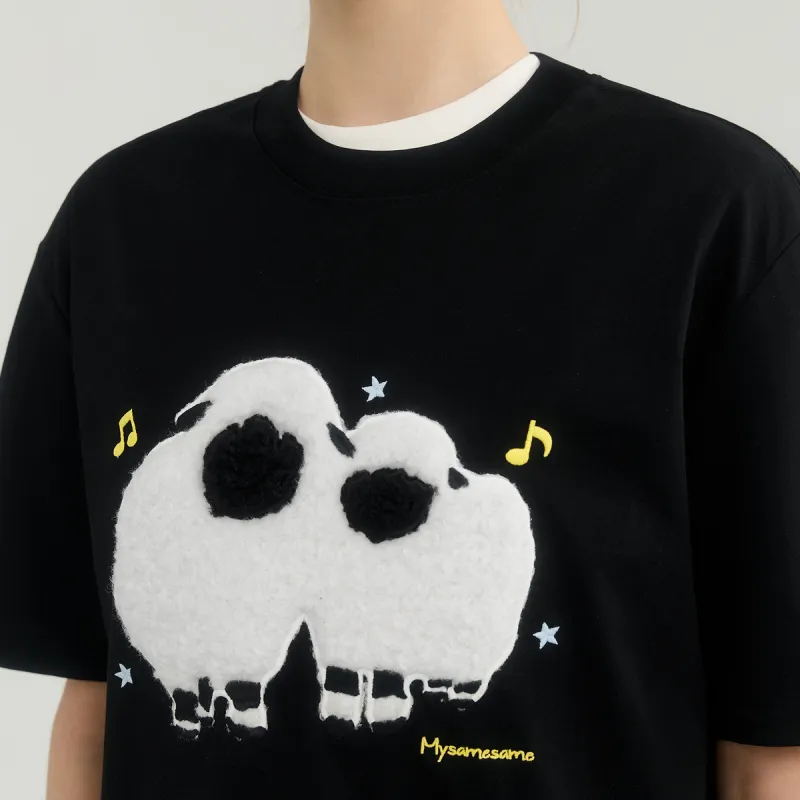 MYSAMESAME T Shirt Unisex Black-3