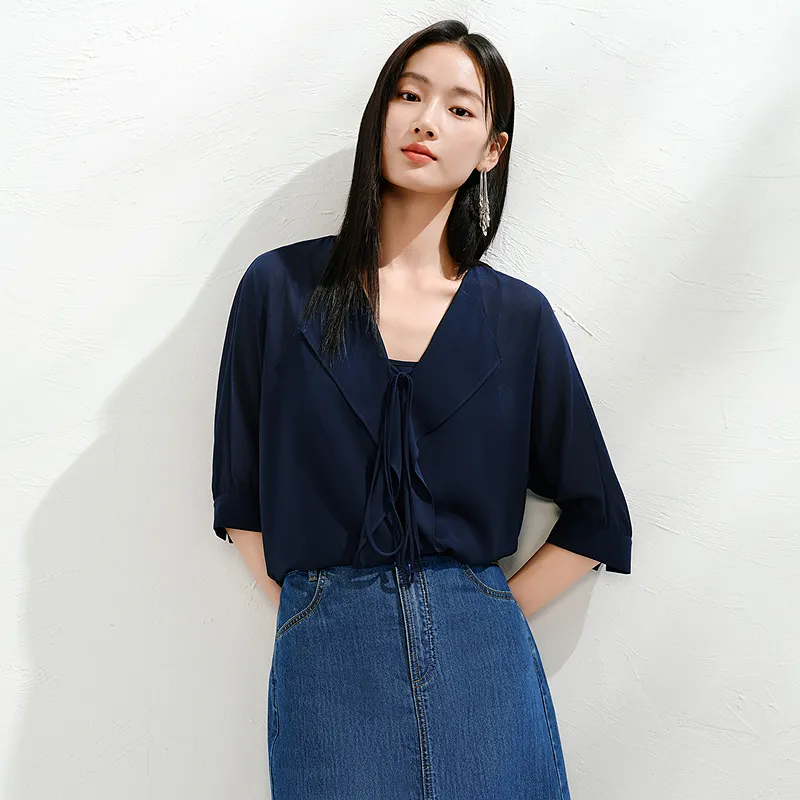 JZ. ANNAKRO Chiffon Shirt Women's-11