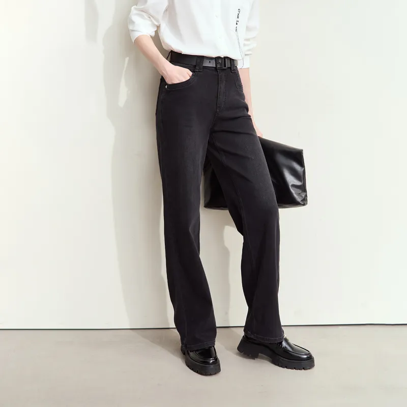 AMII Jeans Women's Black-4