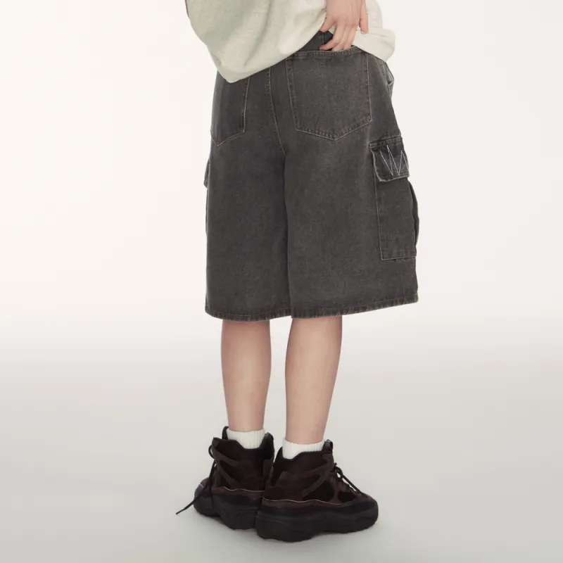 TGNS Denim Shorts Unisex-3