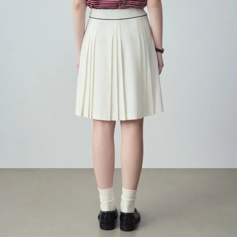 Teenie Weenie Casual Short Skirts Women's White-4