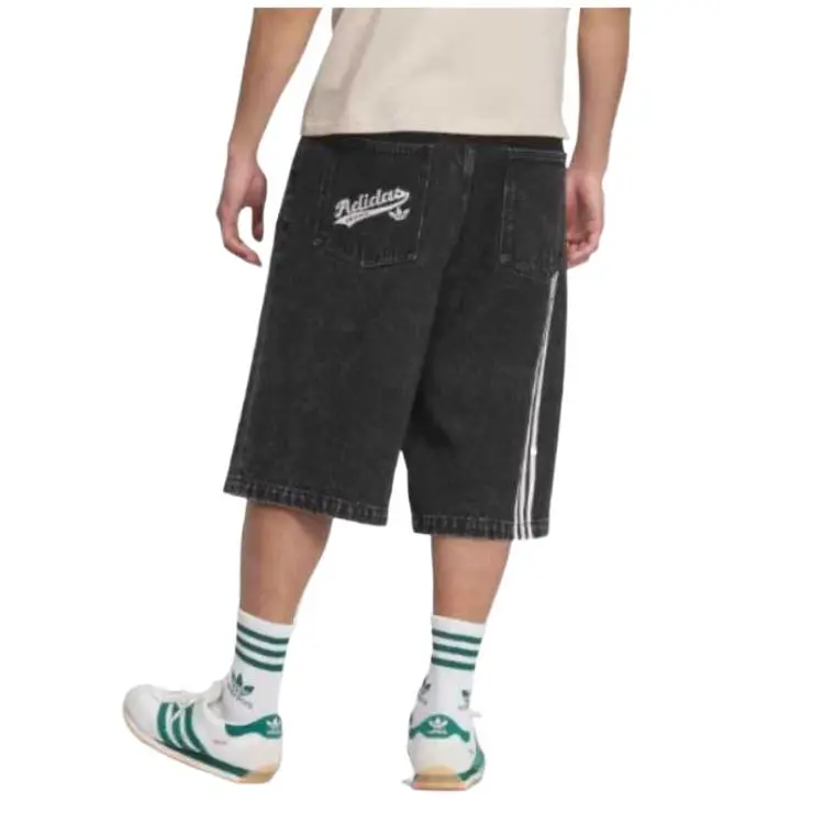 Adidas Originals Casual Shorts Unisex Medium Denim Black-2