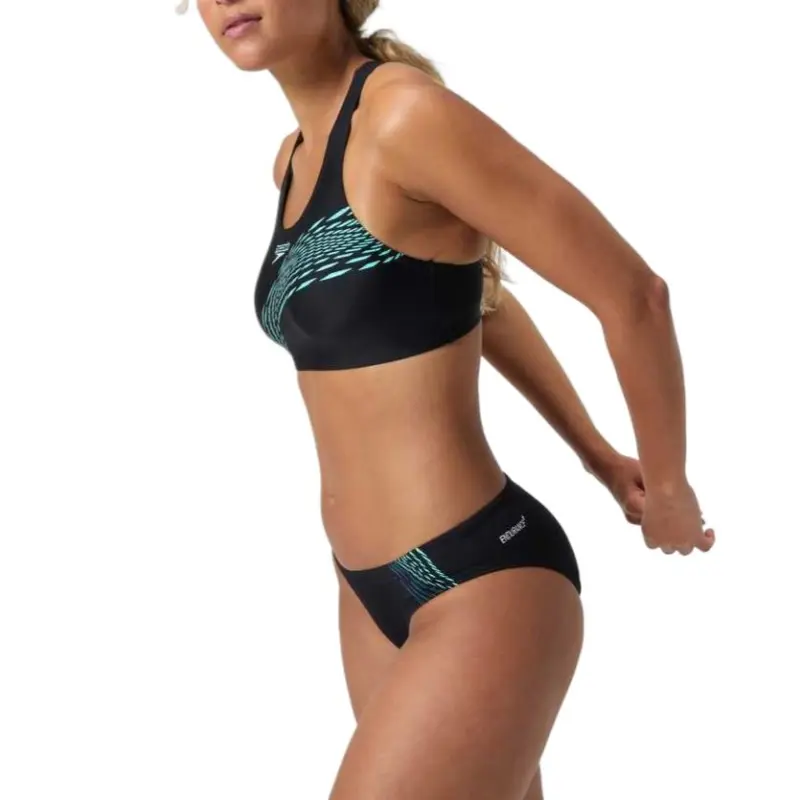 Speedo Bikini Women's Black Blue-4