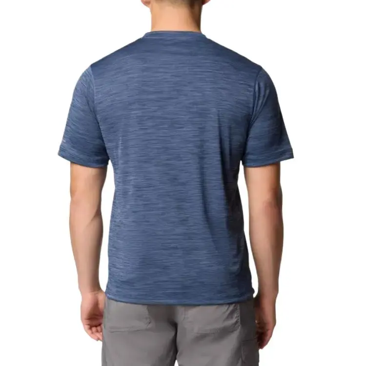 Columbia T Shirt Men's Dark Mountain Heather-1