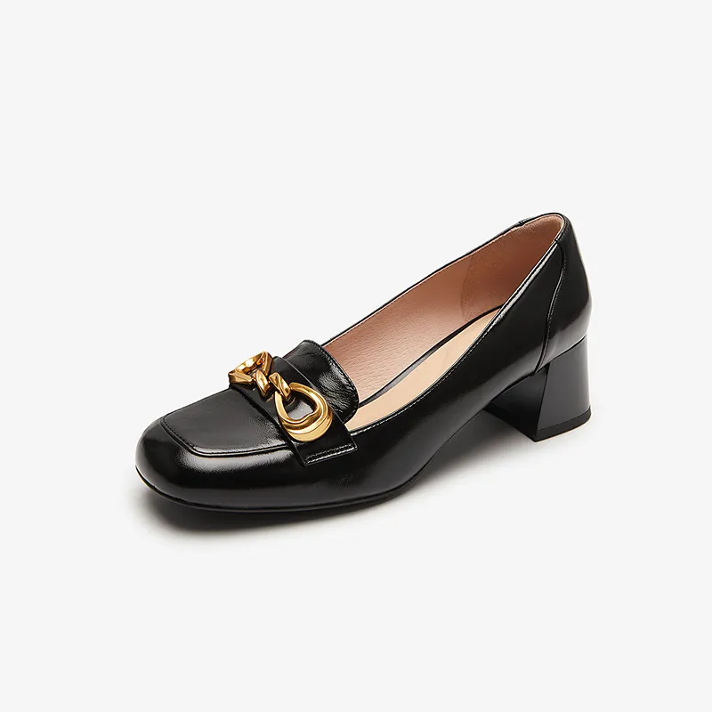 Le Saunda Chunky Heel High Heels Women's-2