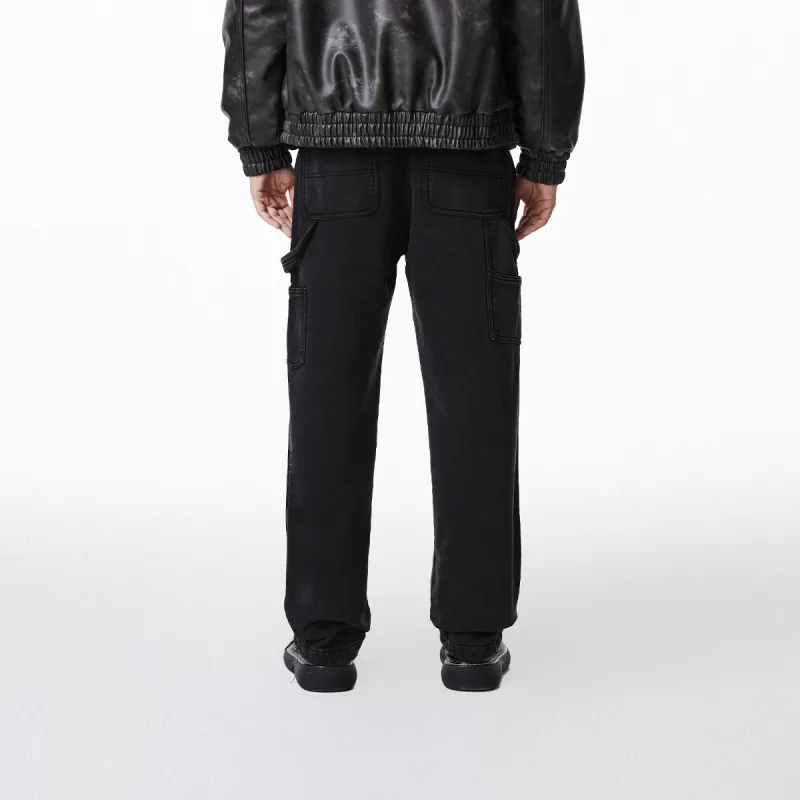 JACK JONES· Knitted Sports Pants Men's Black-4