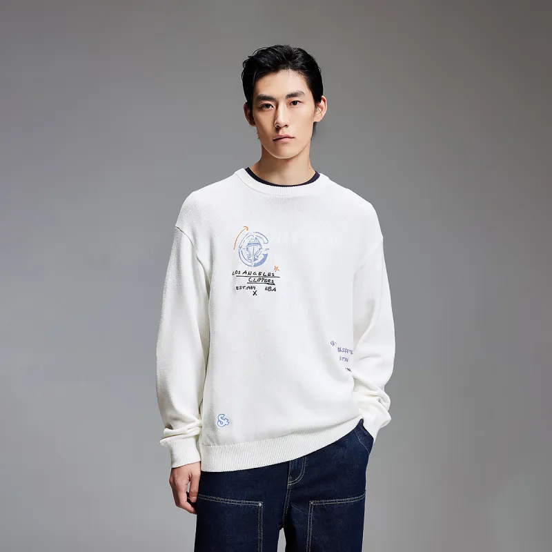 JACK JONES· x NBA Knitwear Men's Milk White-3
