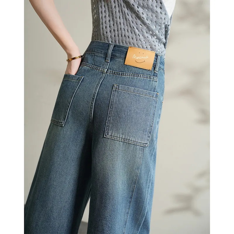 TERRE BLEUE Jeans Women's Denim Blue-3