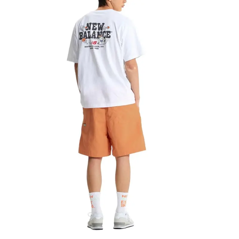 New Balance FW24 Casual Shorts Men's Orange-3