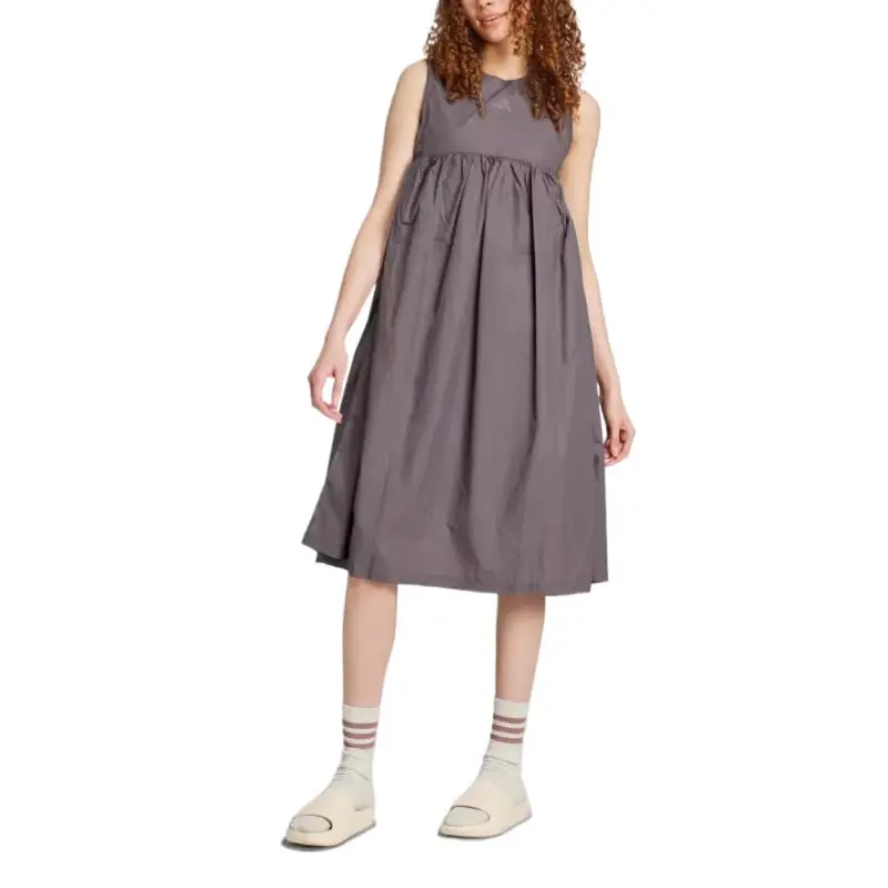 Adidas CITY ESCAPE Dress Sleeveless Dress Women's Gray-1