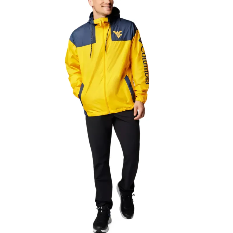 Columbia Flash Challenger Jacket Men's Gold University Marine Blue-3