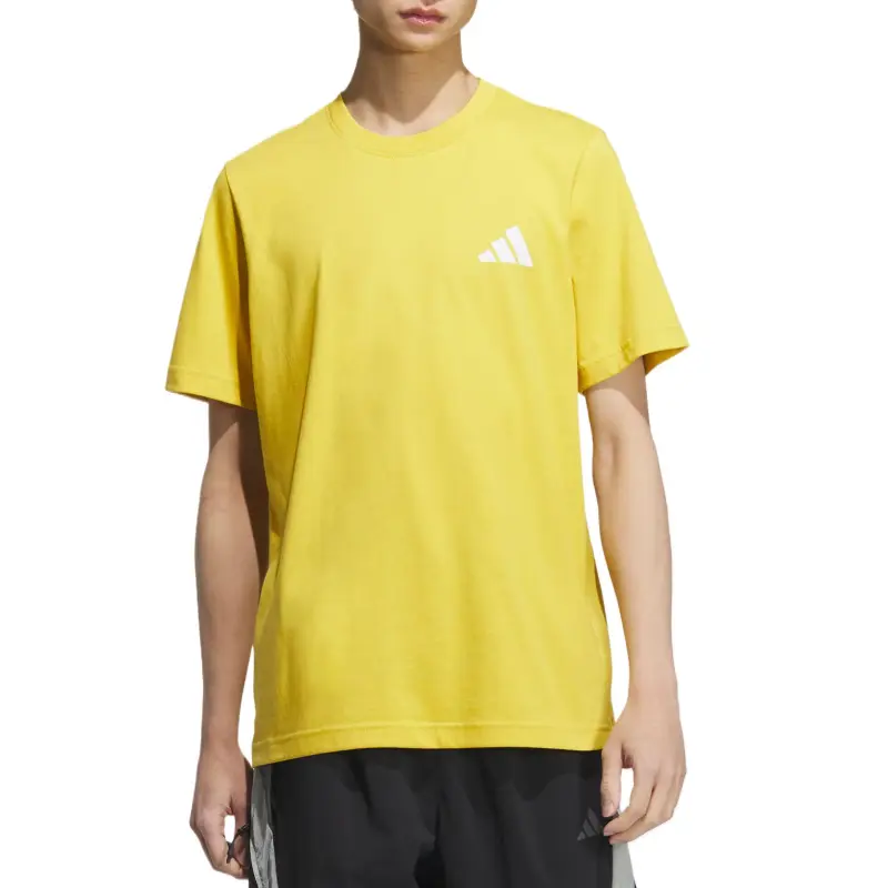 Adidas T Shirts Unisex Yellow-1