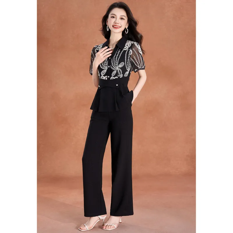 Mylan SS25 Casual Suit Cinched Waist Women's-3