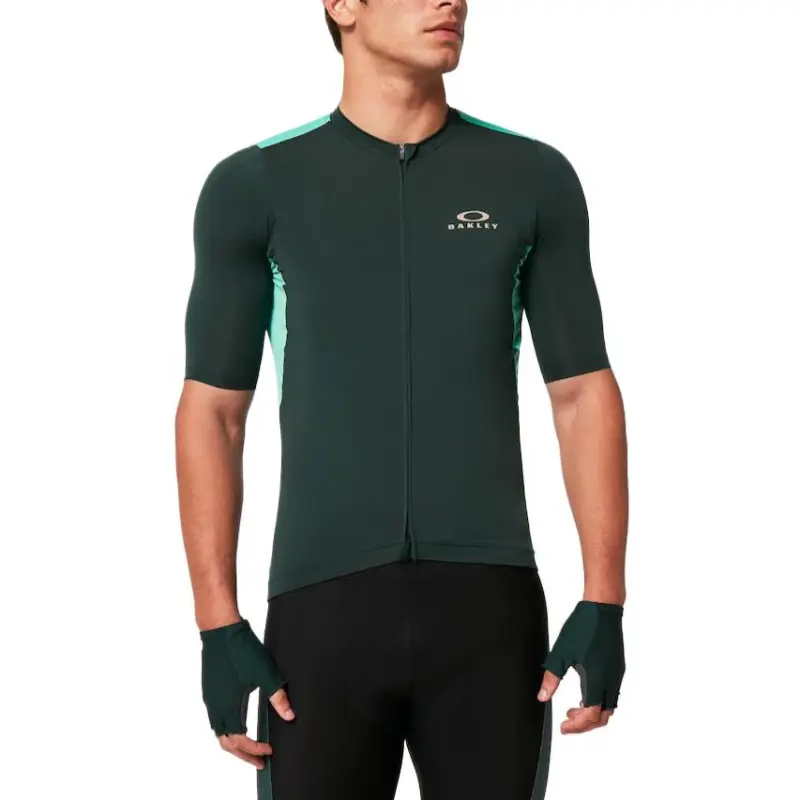 Oakley Endurance Mix Jersey Cycling Clothing Men's Dark Green-6