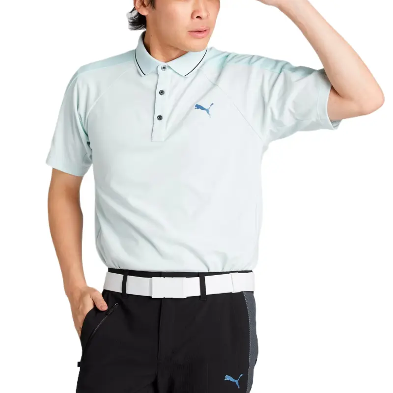 PUMA PF Tech Line Polo Shirt Men's Blue-2