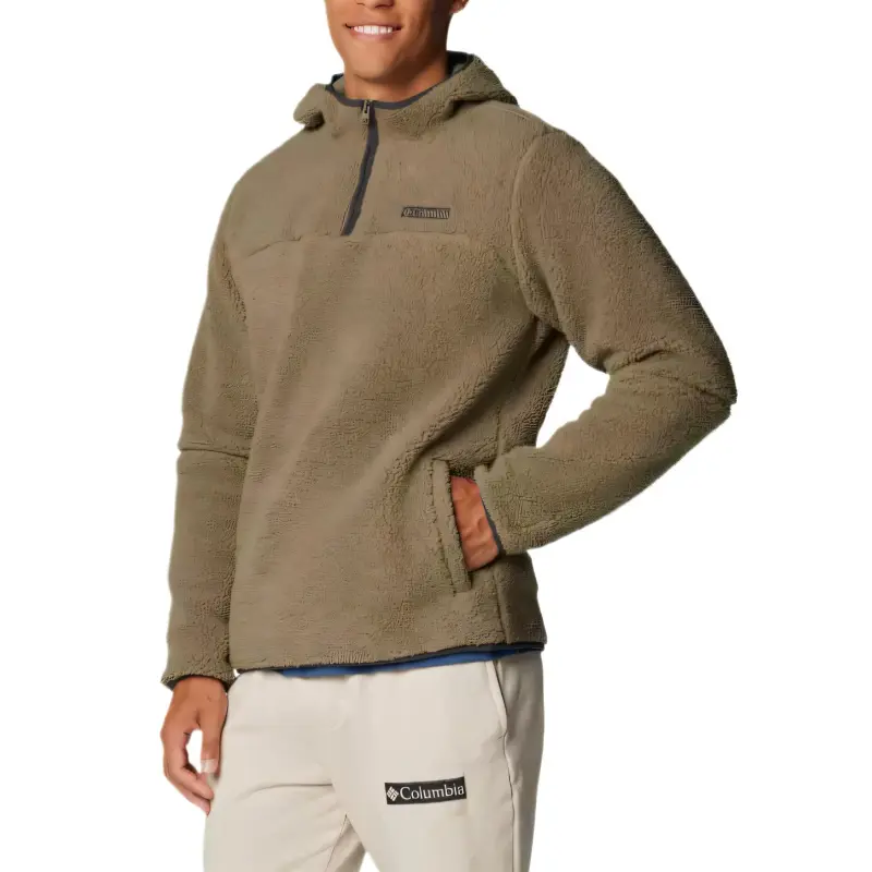 Columbia Rugged Ridge 2I Sherpa Sweatshirt Men's Stone Green-2