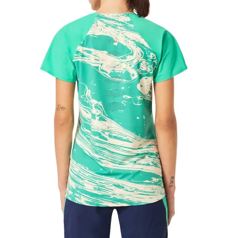 Oakley Raglan Sleeve T-Shirt Women's White/Mint-4