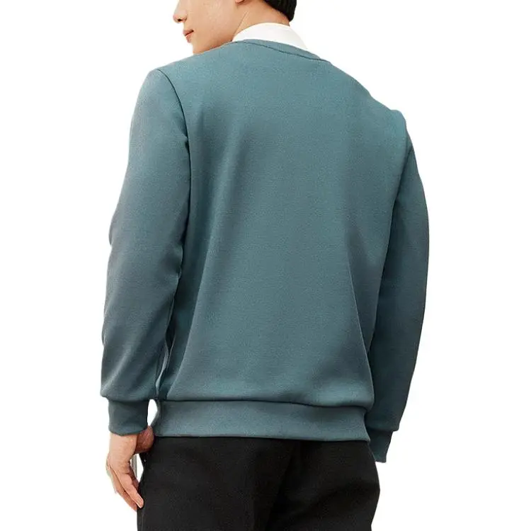 QIAODAN Sports Life Collection Sweatshirt Men's Oil Gray Blue-3