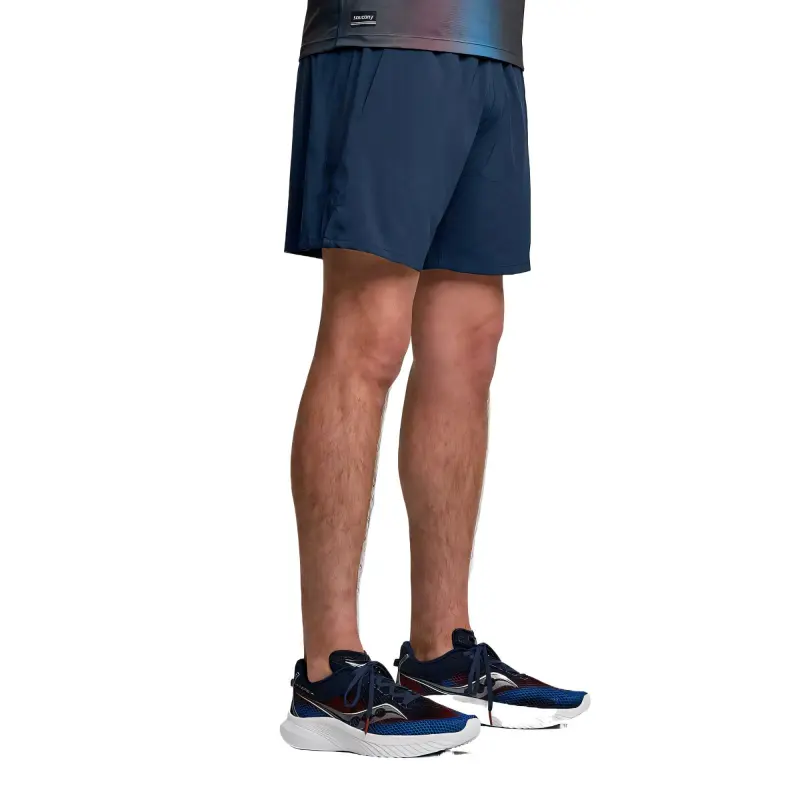 Saucony Outpace Sports Shorts Men's Marine Blue-3