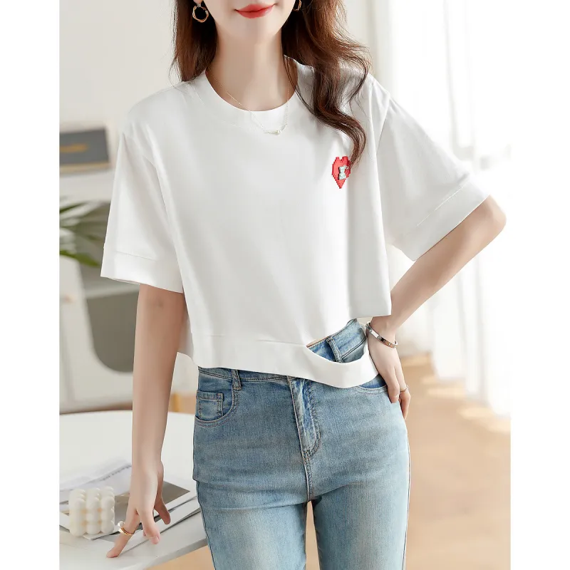 Like The Age Of Water T Shirt Women's White-1