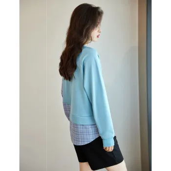 Like The Age Of Water Sweatshirt Loose Fit Women's Blue