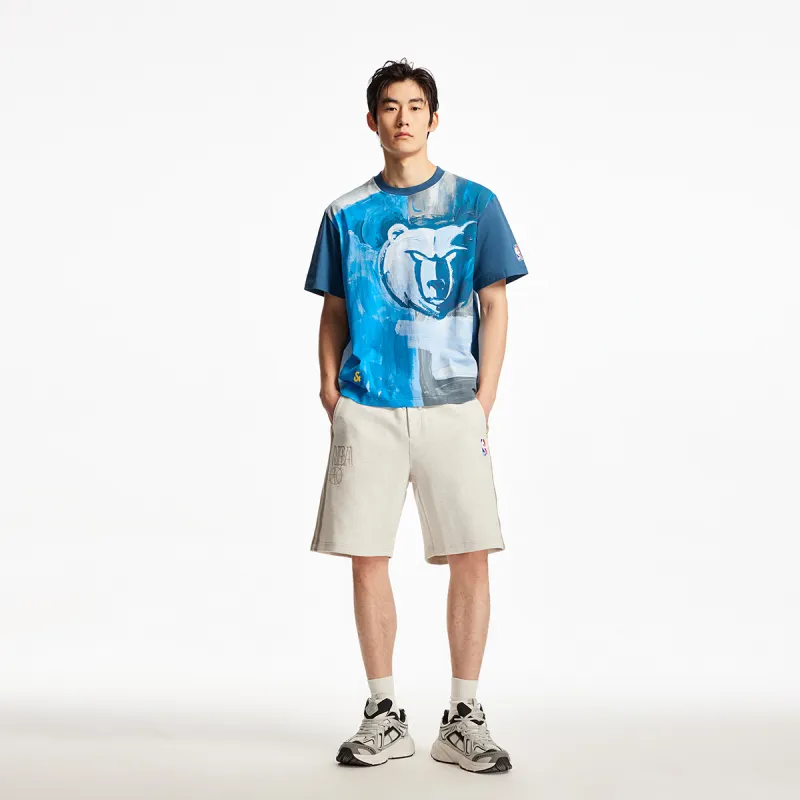 JACK JONES· JACK&JONESxNBA T Shirt Men's E41 Dark Blue-3
