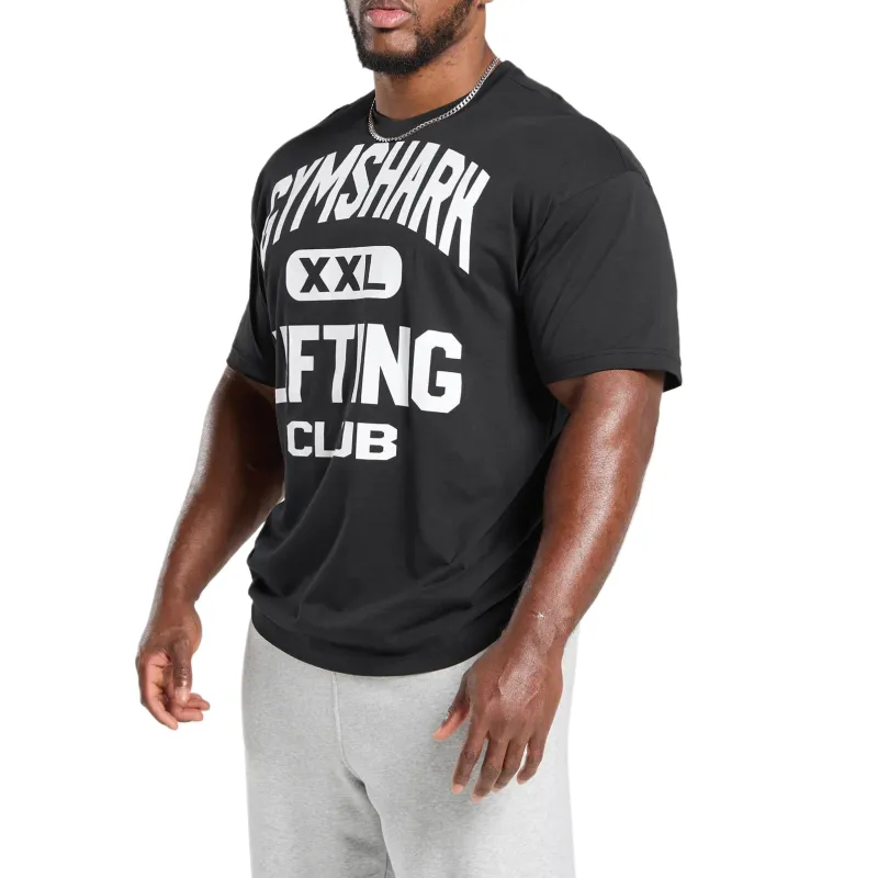 GYMSHARK XXL Graphic T Shirt Men's Black-2