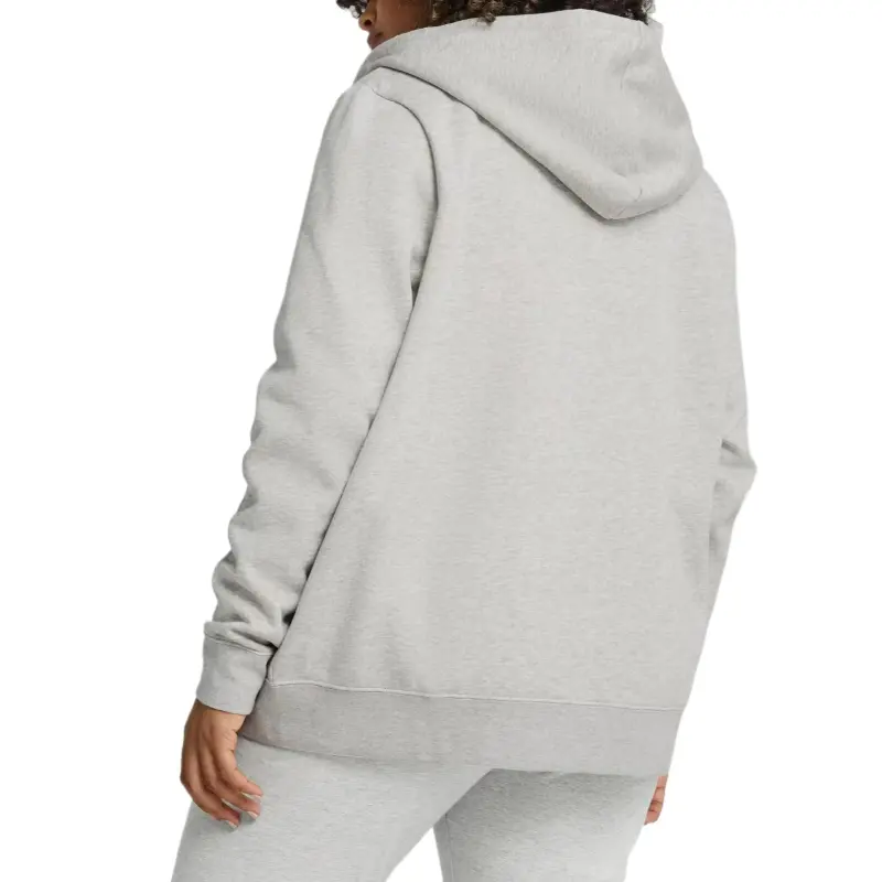 PUMA Essentialshoodie Sweatshirt Women's Light Gray-2