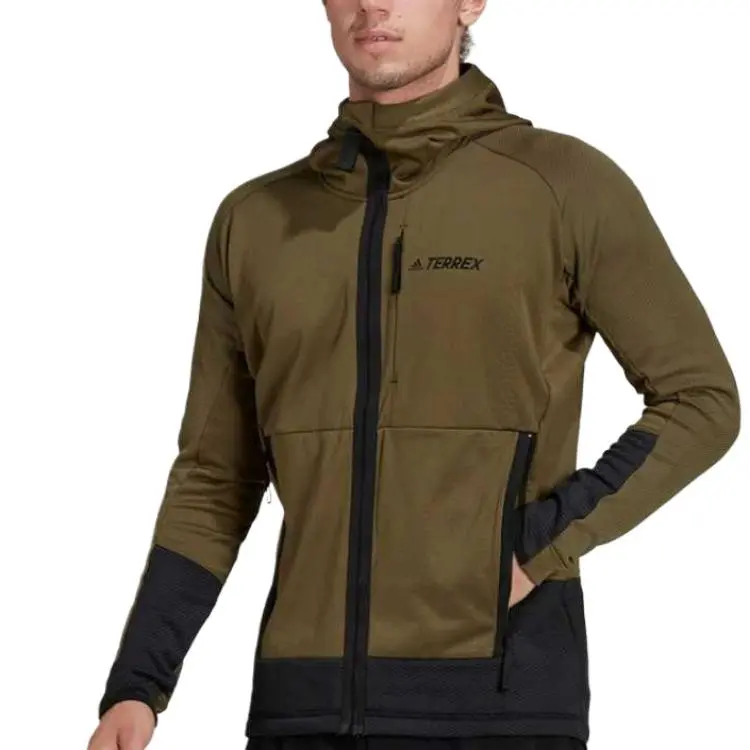 Adidas Terre Tech Flooce Jackets & Coats Men's Focus Olive-1
