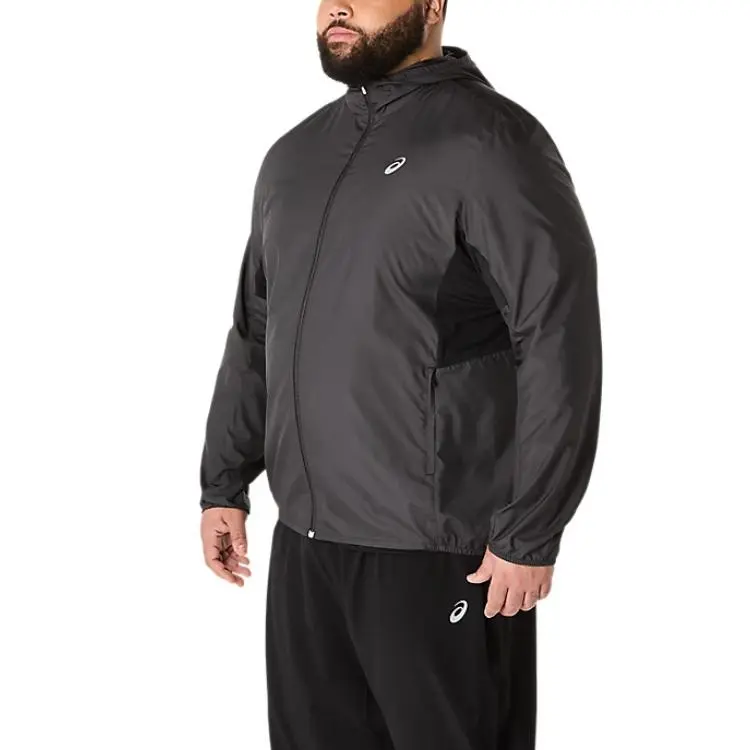 Asics SILVER JACKET Jackets Coats Men's Performance Black-2
