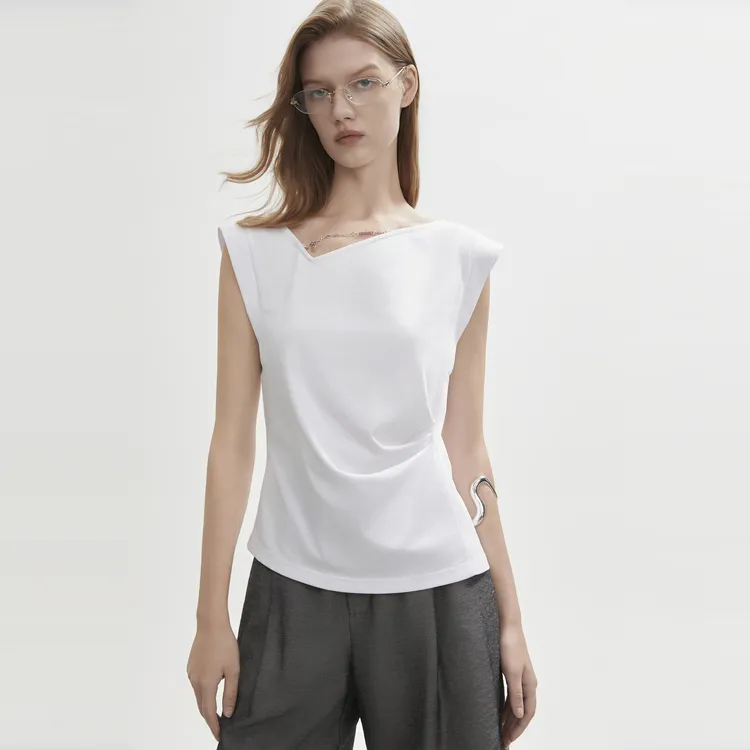 ELLE T Shirts Women's White-2
