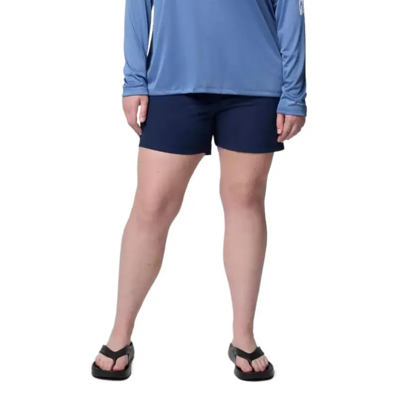 Columbia PFG Coral Point Casual Shorts Women's University Marine Blue-2