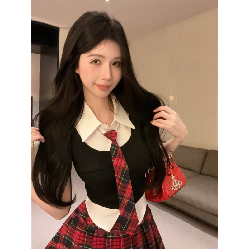 XIANSINIAO Casual Short Skirts Women's-0