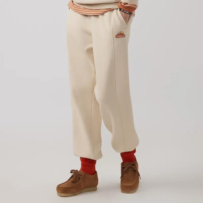 Teenie Weenie Knitted Sweatpants Women's Light Khaki-3