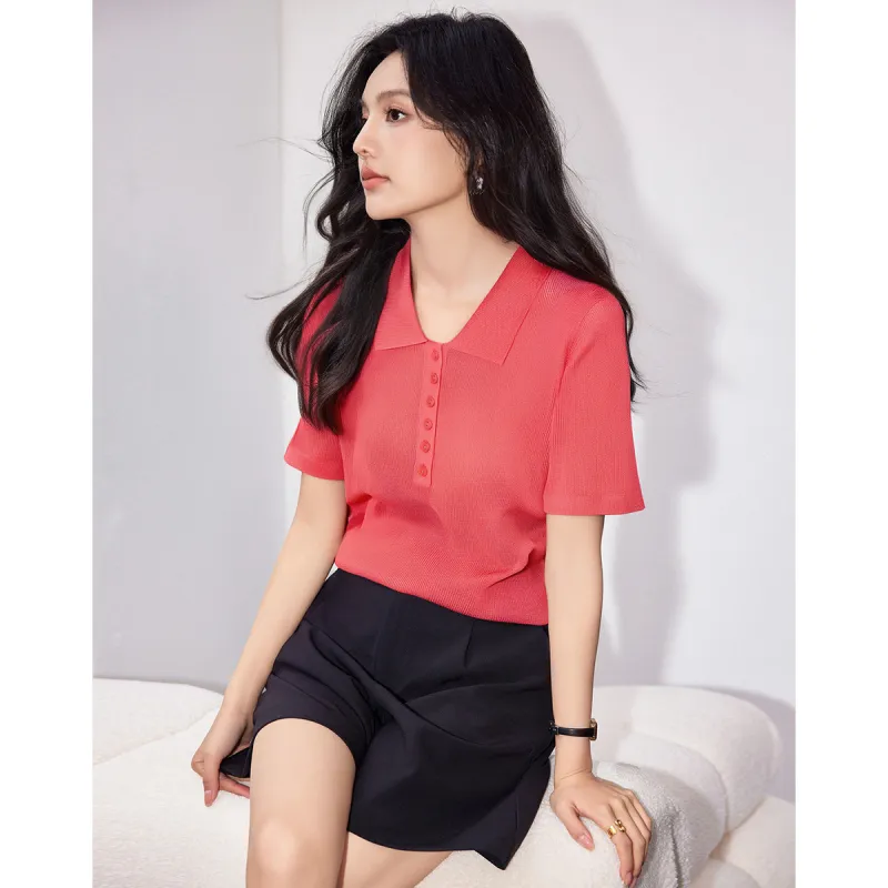 Love Elaine Summer Knitwear Slim Fit Women's-3